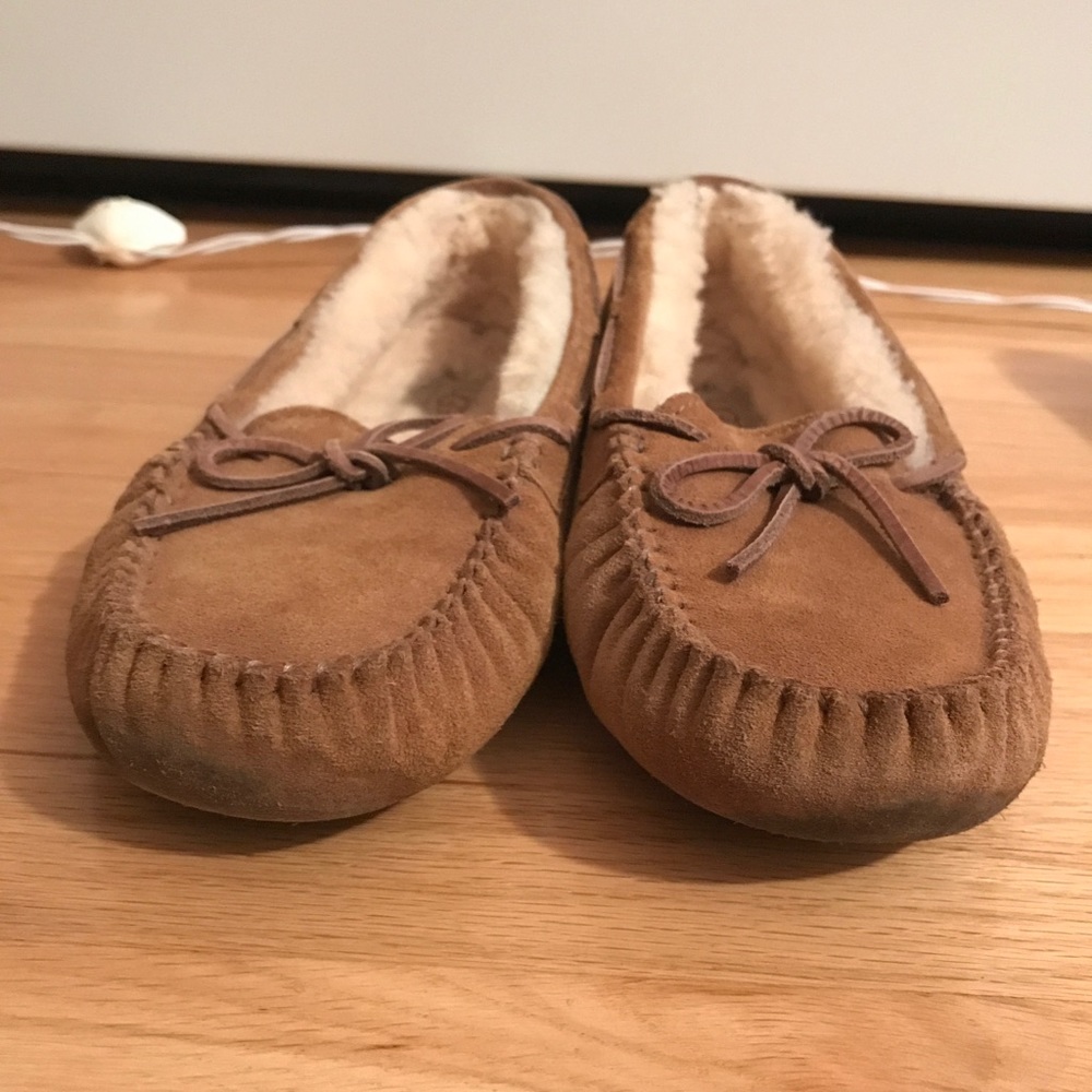 Kid's size 4 brown UGG moccasins